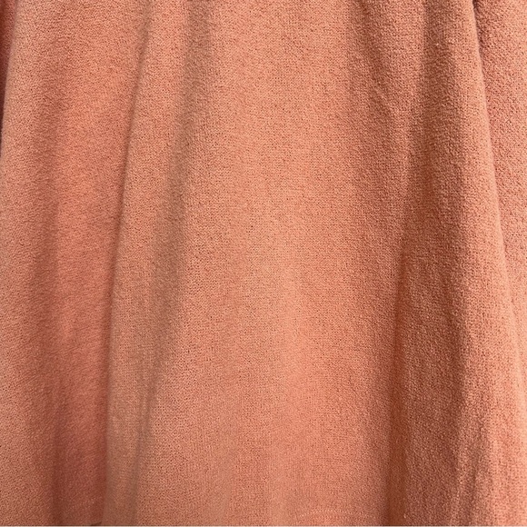 Free People FP Beach Women’s Orange Textured Knit Skater Skirt Size Small - Picture 4 of 7
